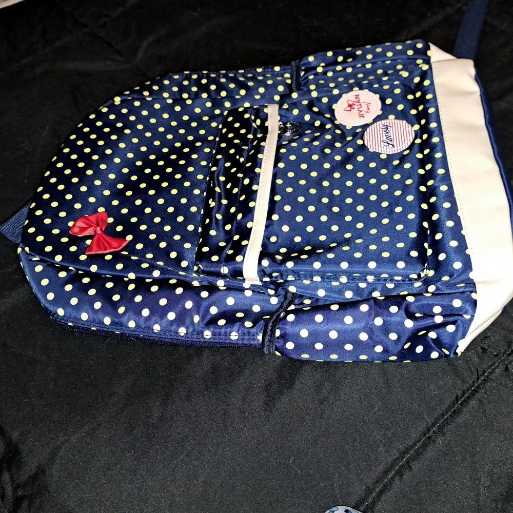 NEW Adorable and very lightweight back pack - Blue and White